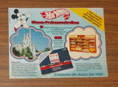 Seltene werbung mattel hot - werbung,