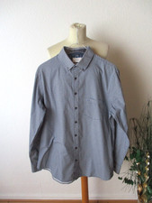 Brax Herren Hemd Gr. 41/42 blau-weiß langarm Brusttasche wie neu