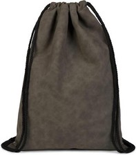 Turnbeutel aus Kunstleder, Rucksack, Sportbeutel Beutel, Gym Bag Hipster, Unisex