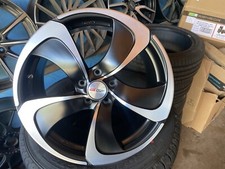 Einzelfelge Motec MCT3 in 8,5x18 ET30 5x112 Flat Black Polished