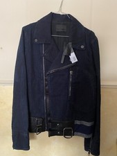 Diesel Jeansjacke schwarz gold