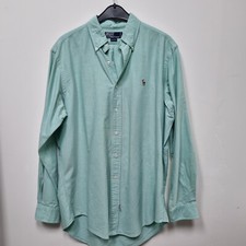 Polo Ralph Lauren Oxford Hemd 15 1/2 M grün Herren