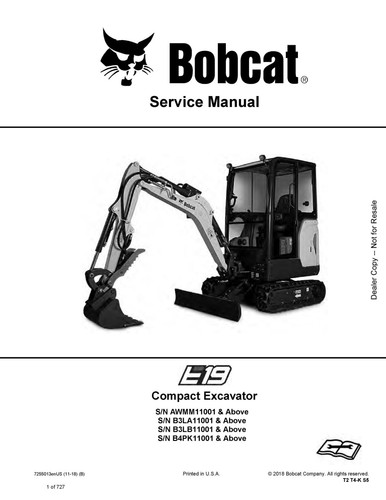 Bobcat service manual - -,