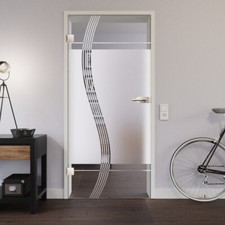 Komplettset Glastür Design