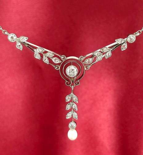Antikes diamant collier art - antikes,