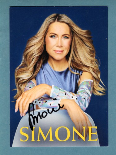 Simone stelzer autogrammkarte - simone,