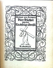 Vier bücher von der nachfolge - vier,
