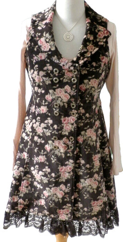 Kleid samt spitze - mo,