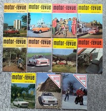 33 Ausgaben der Zeitschrift "Motor Revue" - 1972 bis 1990 -