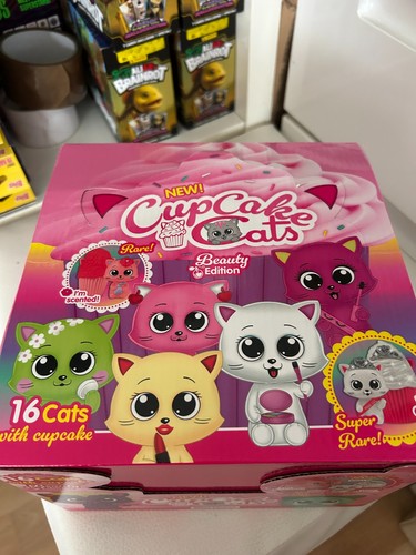 Blue ocean cupcake cats - blue,