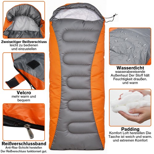 75x210cm outdoor schlafsack - 75x210cm,