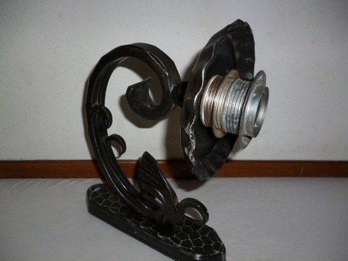 Alte schmiedeeiserne wandlampe - schmiedeeiserne,