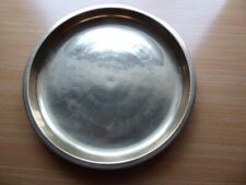 Messing Tablett Teller rund, Durchmesser 27,7 cm