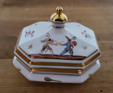Meissen Deckeldose "Commedia Dell` Arte" Sonderedition Edition 2000/2001. 1 Wahl
