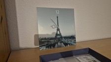 Glaswanduhr Uhr Motiv Paris