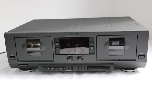 Philips doppelkassettendeck - philips,