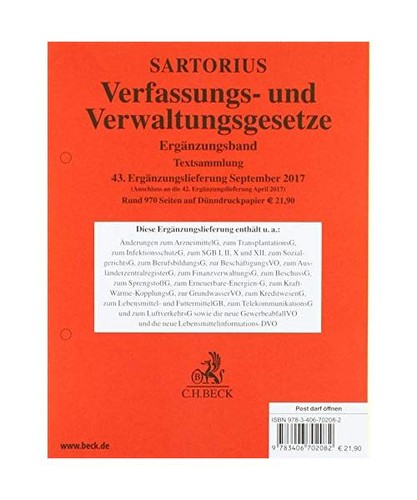 Sartorius verfassungs und - sartorius,