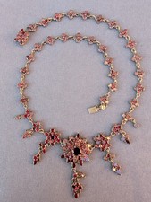 Antik Granat Collier Tombak