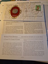 Numisbrief "Great Historic coins of the world" British North Borneo 5 Cent 1938