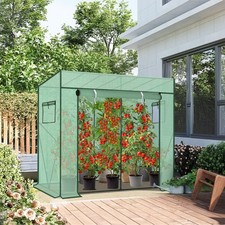 XXL Gewächshaus Foliengewächshaus Treibhaus Tomatengewächshaus Frühbeet Stabil