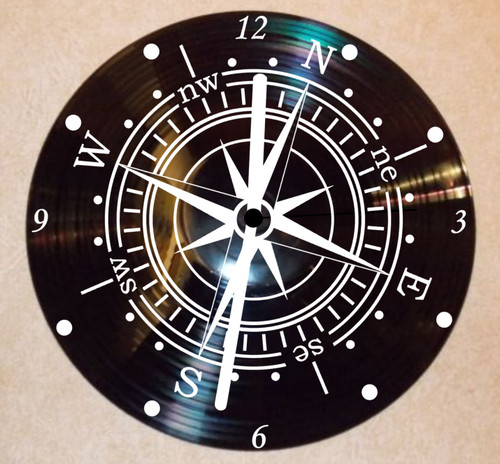 Kompass wanduhr - kompass,
