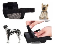 Mesh Nylon Comfort Maulkorb Hund Beisskorb Hundemaulkorb Maulband Maulschlaufe