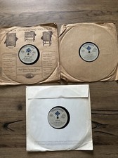 3 Schellack Platten: Albert Vossen - Moment mal / Ernst und heiter / Schnickschn