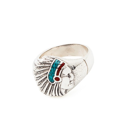 Indianerschmuck ring chip - indianerschmuck,
