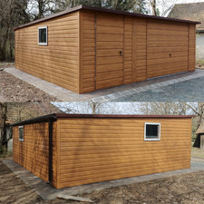 Blechgarage 6x5 m Metallgarage