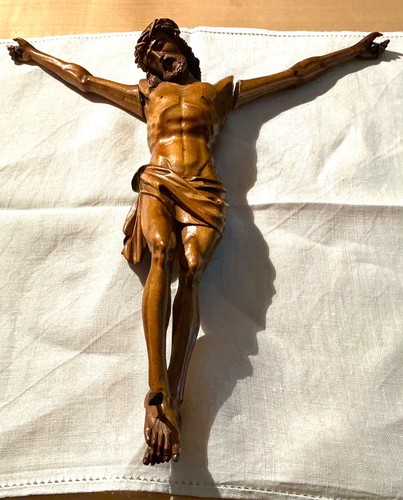 Antiker christus korpus - korpus, holz