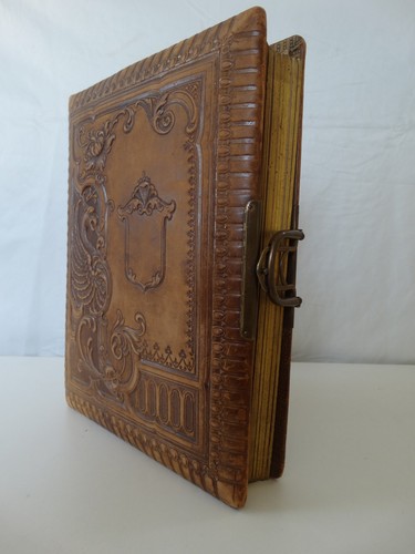 Historisches fotoalbum aus der - aus,