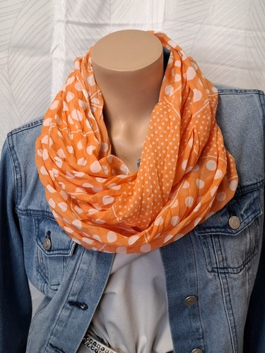 Loop orange schal rundschal - schal,