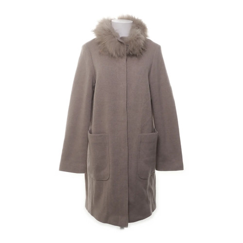 White label wintermantel - white, label,