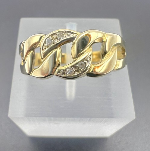 Curb ring diamond - 💎curb, •