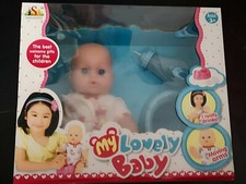 My lovely Baby Puppe trinkt