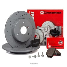 Zimmermann SPORT Bremsscheiben Beläge für VW GOLF 3 PASSAT 2.9 VR6 Syncro hinten
