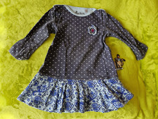 Sigikid Baby Mädchen Kleid blau 86 Baumwolle