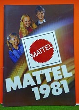 Mattel Händler-Katalog 1981, leicht gebraucht, fast wie NEU