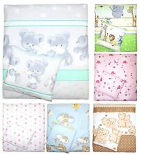 2 oder 4 teiliges Set 70x78 für Baby Wiege Kinderwagen Beistellbett Bettwäsche