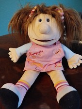 Anika - KUMQUATS Therapie Handpuppe 45 cm - guter Zustand - pink hellblau 