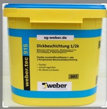 weber . tec Dickbeschichtung  915  Kellerabdichtung Kellerwandabdichtung 30 l