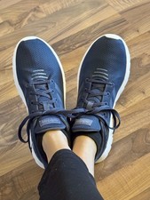 Adidas Sportschuhe Damen Blau Gr. 39 1/3 UK 6 Wenig Getragen