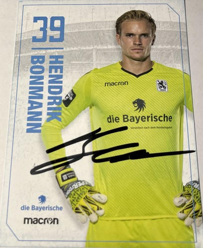 Hendrik bonmann autogrammkarte - bonmann,