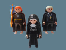 Playmobil Nonne Mönch Abt
