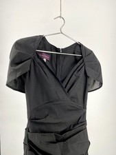 * MIDI KLEID COCKTAILKLEID SCHWARZ TALBOT RUNHOF GR 8/38