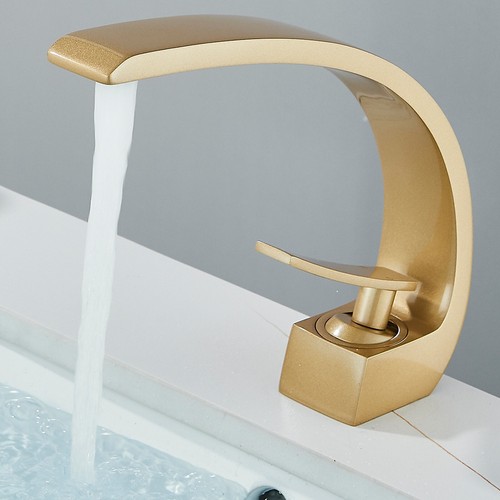 Gold waschtischarmatur - gold,