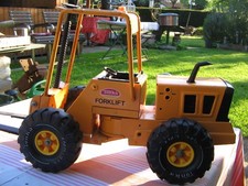 TONKA ORANGE Forklift Gabelstapler XMB-975 ca aus den 1970 Jahren SerienNr 54753