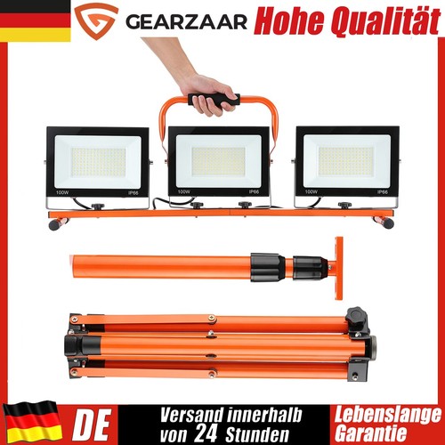 Led baustrahler mit stativ - stativ, 3x