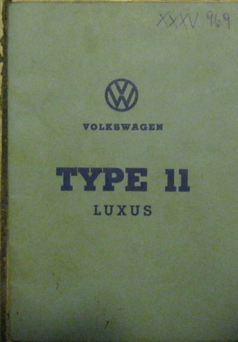 Käfer typ 11 luxus 34 - käfer,