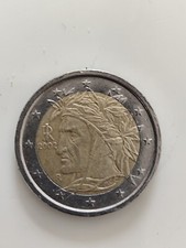 2 Euro Münze Italien Dante